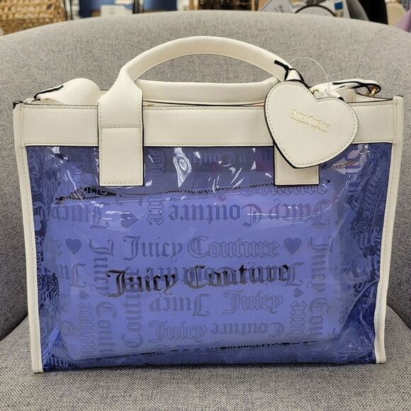 NEW Juicy Couture Clear Crossbody Handbag - Picture 1 of 5